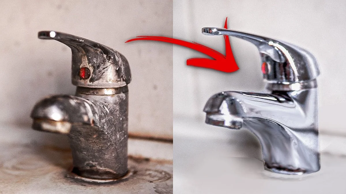 Ocet na vodovodní baterii odstraní vodní kámen během 10 minut. - image 1