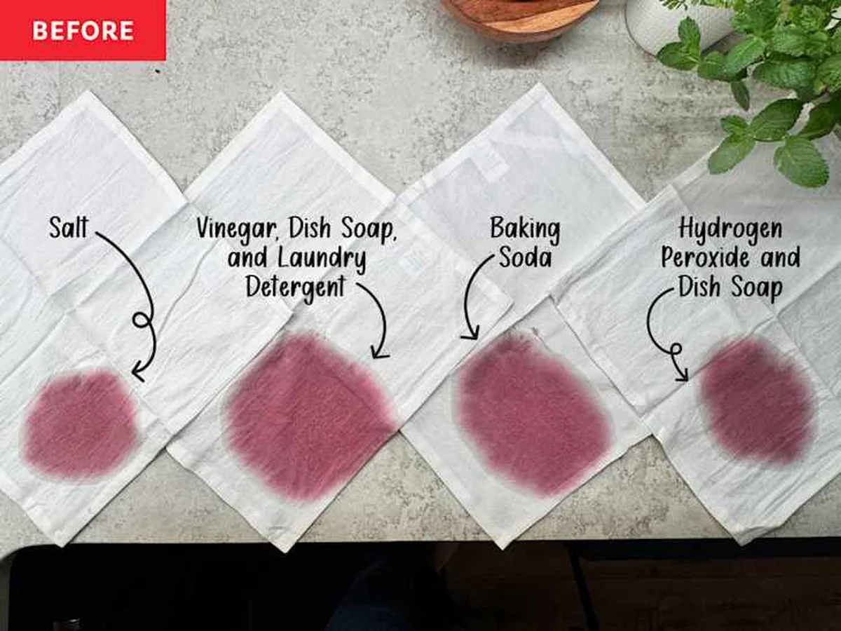 Obyčejná jedlá soda na nábytek? Tajný trik pro odstranění skvrn od vína.