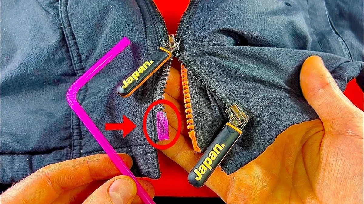 Kancelářské sponky jako zachránce zipu: Opravte rozbitý zip za 30 sekund - image 1